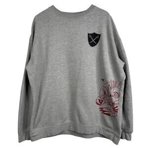 The Hundreds Yugioh Toon Dragon Crewneck Sweatshirt Unisex Size 2X